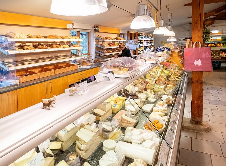 Innenansicht des Hofladens